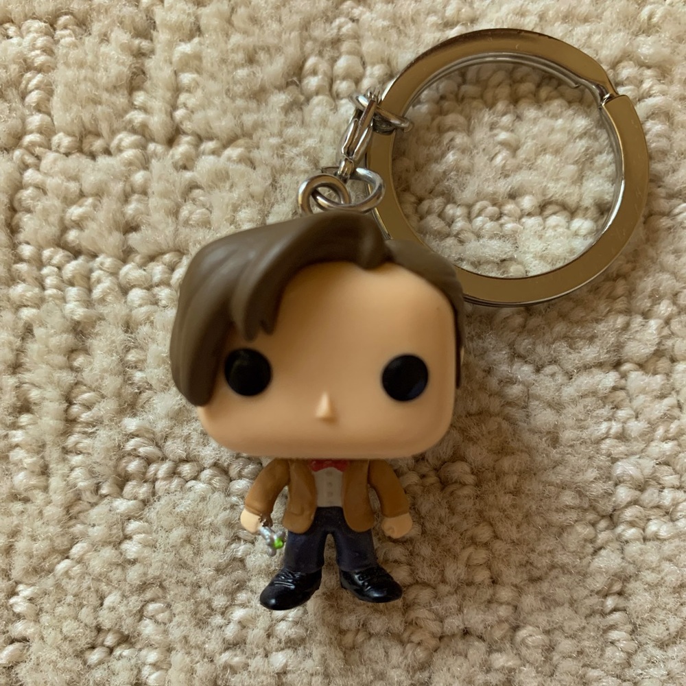 11th Doctor Who Pop Funko Keychain